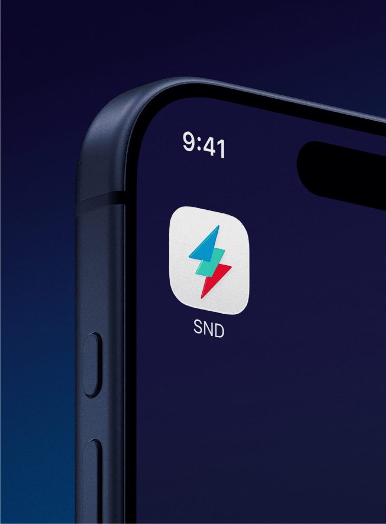 Création du logo du Groupe SND. Icône de l'application.